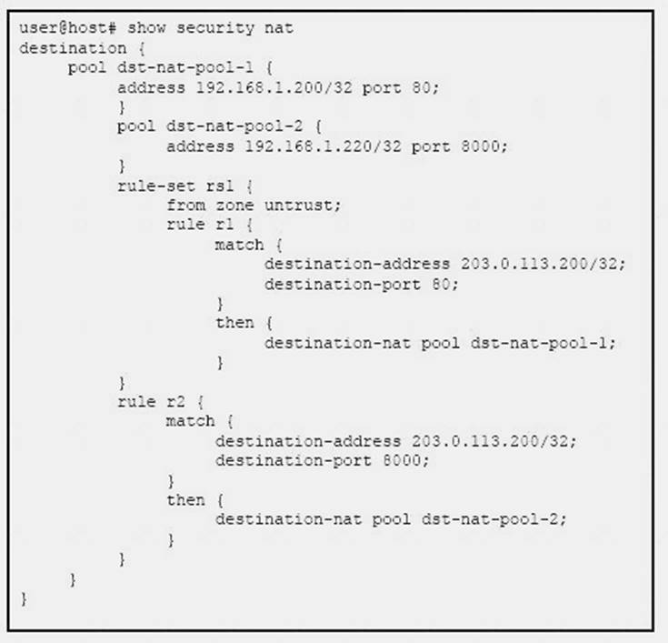 JN0-333 dumps exhibit